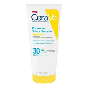 CeraVe Protezione Solare SPF30 177 ml Protezione Solare Ipoallergenica per Pelli Sensibili