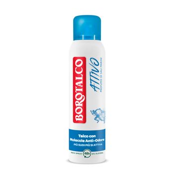 Borotalco Deo Spray Attivo Blu 150 ml Deodorante 48h