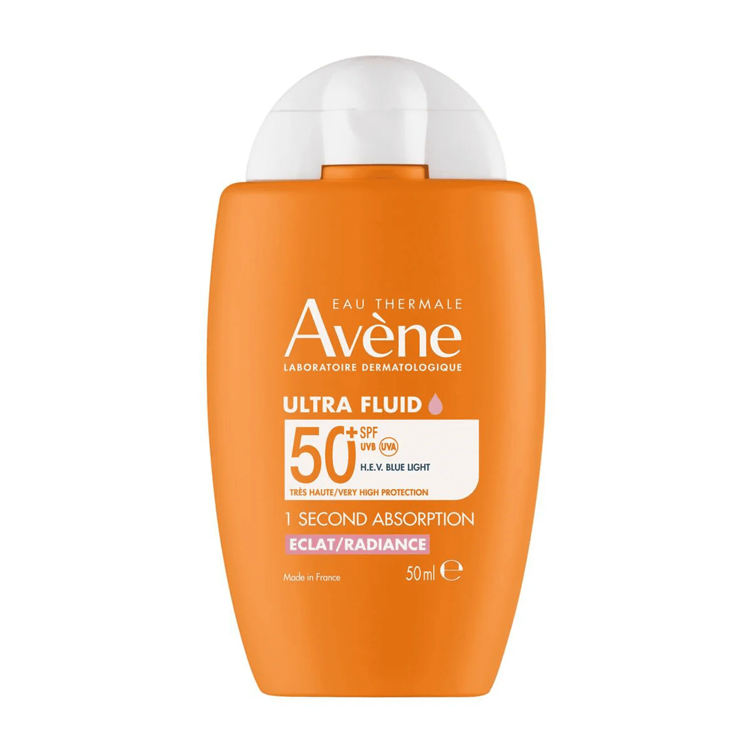 Avene Solare Ultra Fluid Luminosità SPF50+ 50 ml Pelle Sensibile