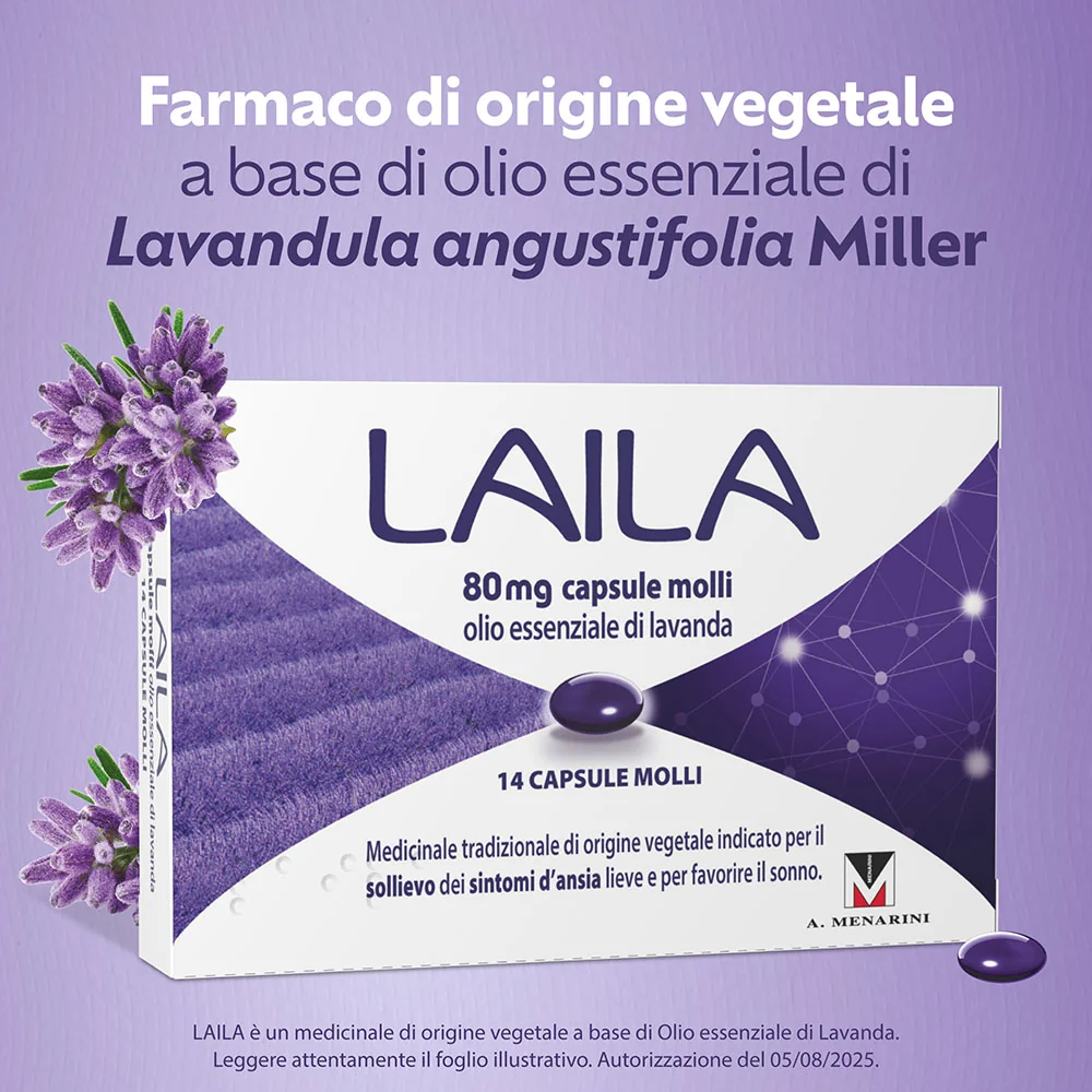 Laila 14 Compresse Molli Per Ansia Lieve
