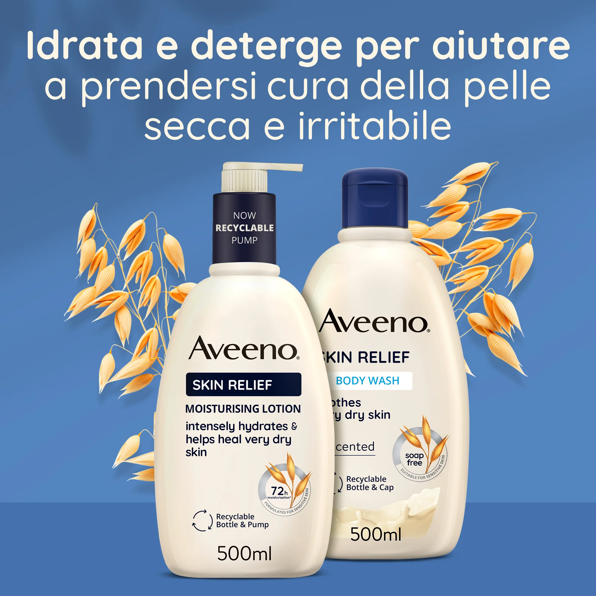 Aveeno Skin Relief Crema Mentolo 200 Ml Idratante e lenitiva