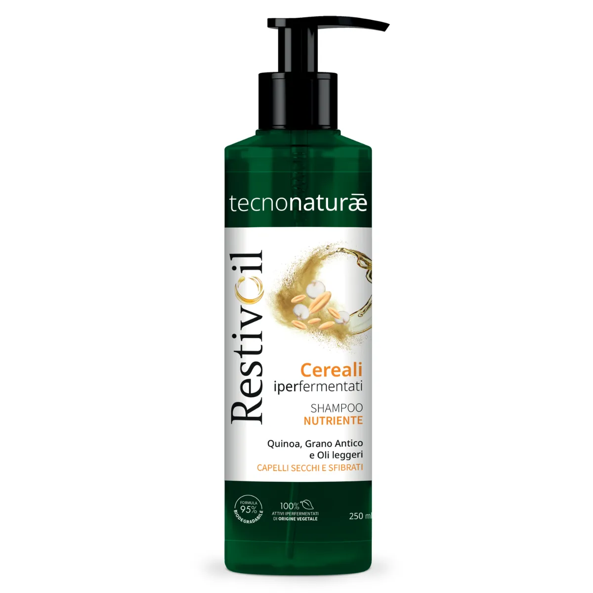 Restivoil Tecnonaturae Secchi Shampoo 250 ml Per capelli secchi e sfibrati