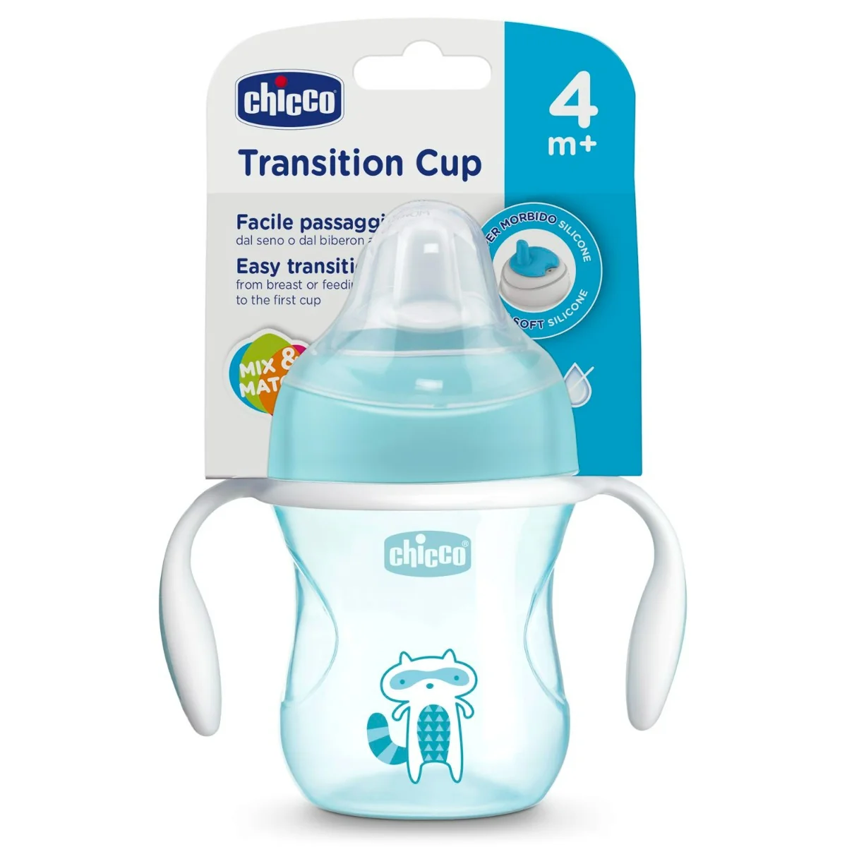 Chicco Transition Cup Azzurra 4 mesi