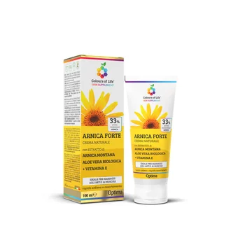 Colours Of Life Arnica Forte Crema Eudermica Naturale 100 ml Per traumi, contusioni e strappi muscolari