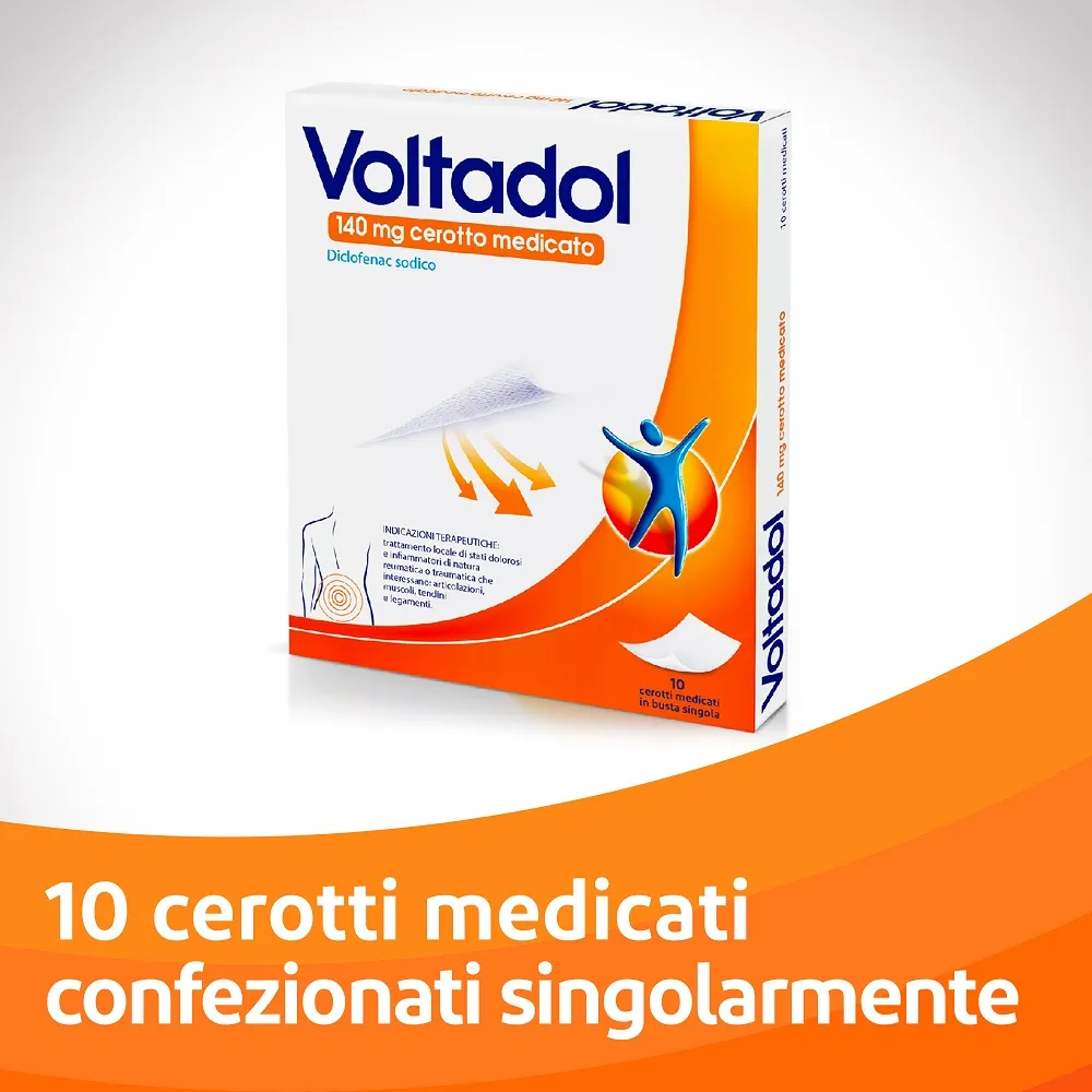 Voltadol 10 Cerotti Medicati 140 mg Diclofenac Sodico