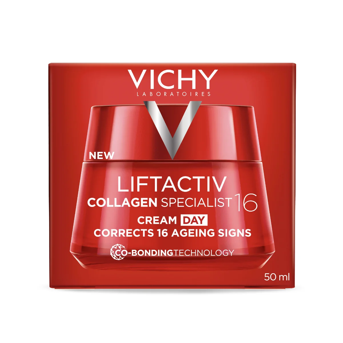 Vichy Liftactiv Collagen Specialist Crema Giorno 50 Ml Anti-età con Peptidi Pro-Collagene