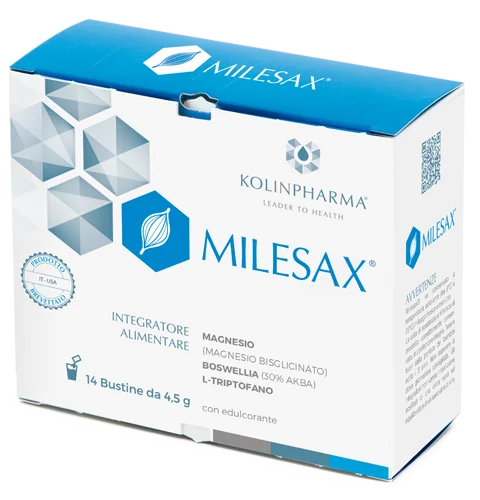 Milesax Integratore per Tensione Muscolare e Articolazioni 14 Bustine Senza Glutine