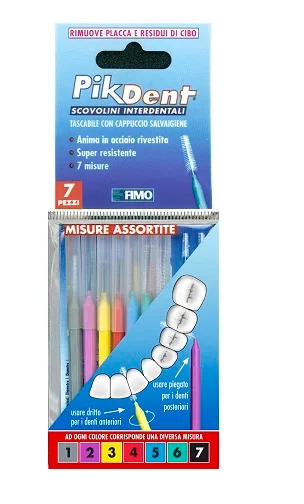 Pikdent Scovolino Interdentale Misto 7 Pezzi