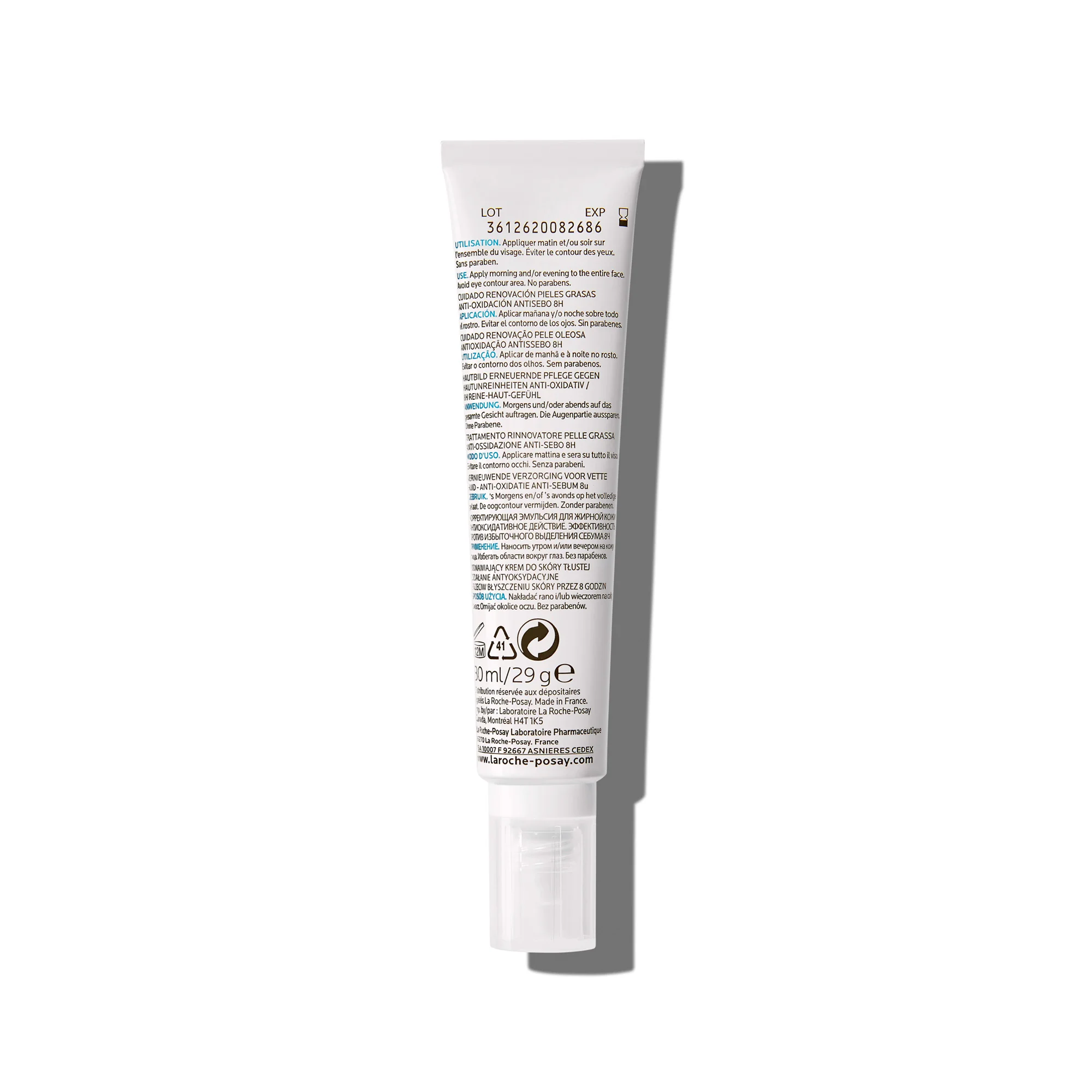 La Roche Posay Effaclar K+ 40 ml Trattamento Rinnovatore Pelle Grassa Pelle Grassa o Tendente alle Imperfezioni