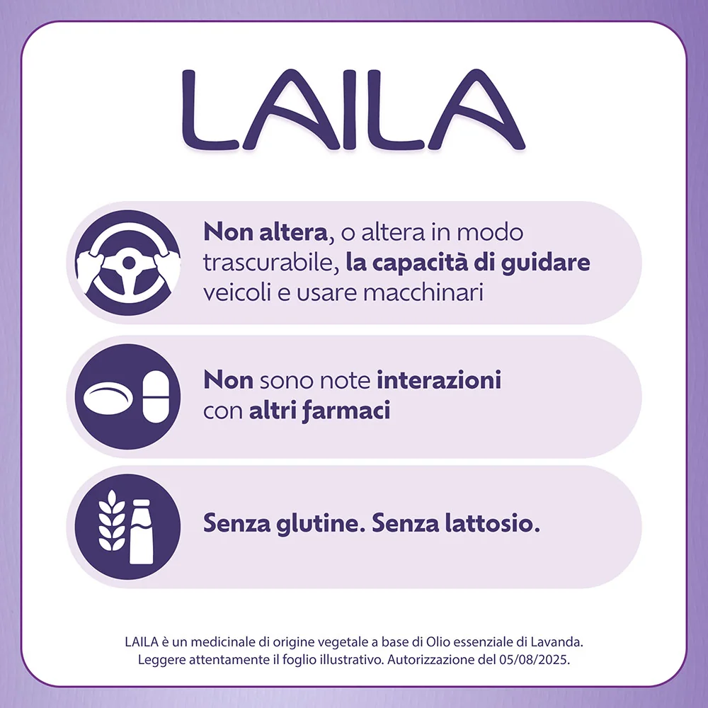 Laila 28 Capsule Molli Per Ansia Lieve