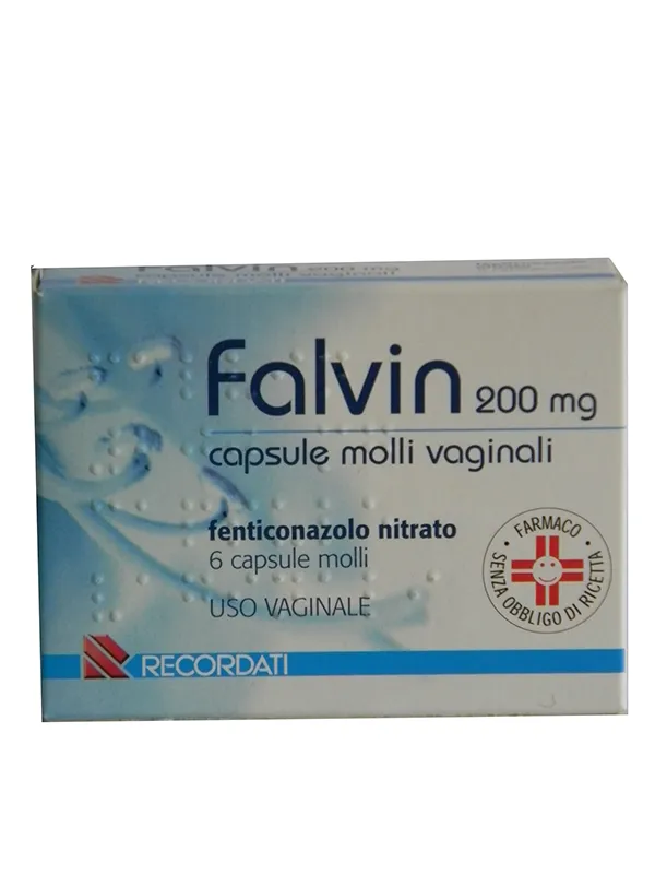 FALVIN 200 MG FENTICONAZOLO ANTIMICROBICO 6 CAPSULE MOLLI VAGINALI
