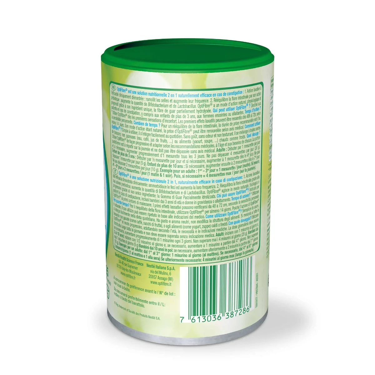 OptiFibre Constipation Per l'Equilibrio della Flora Intestinale 125 g