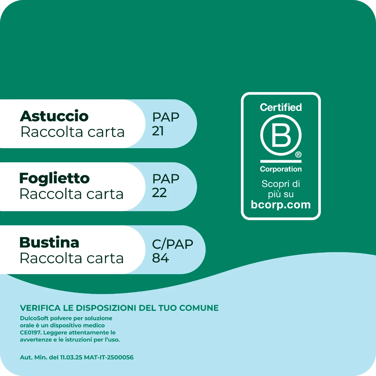 Dulcosoft 20 Bustine Lassativo Delicato