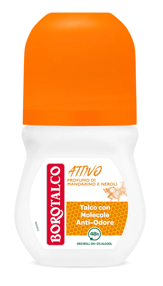 Borotalco Deo Roll Attivo Arancione 50 ml Deodorante 48h