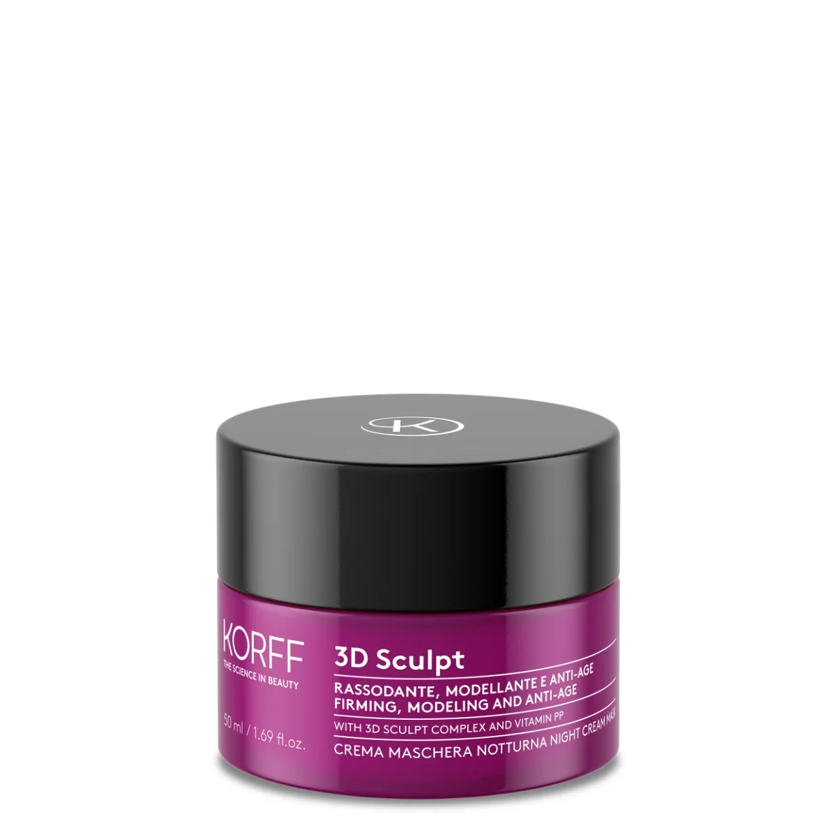 Korff 3D Sculpt Maschera Notte 50 ml Rassodante Viso e Collo