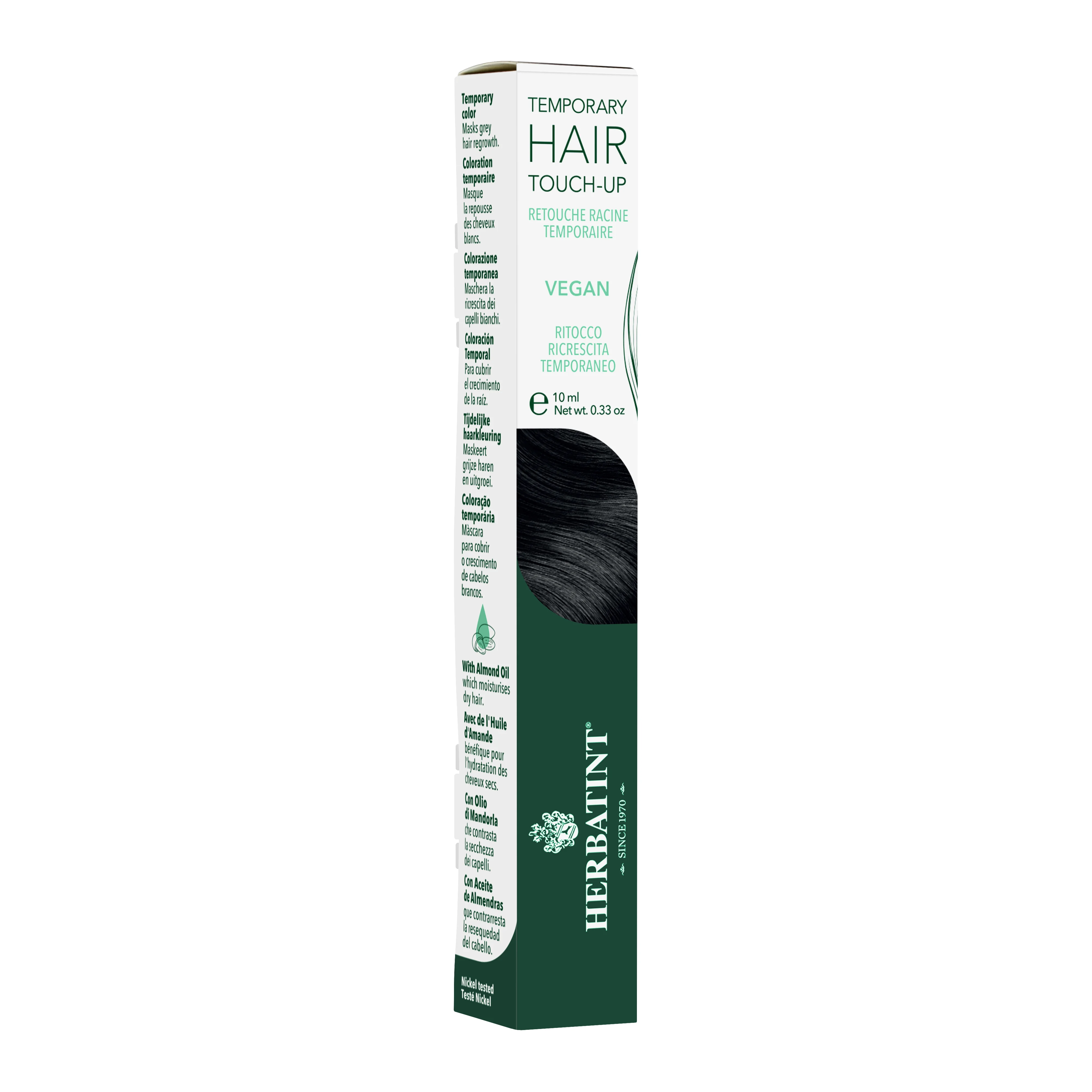 Herbatint Mascara Capelli Temporary Hair Touch-UP Nero Ritocco Ricrescita
