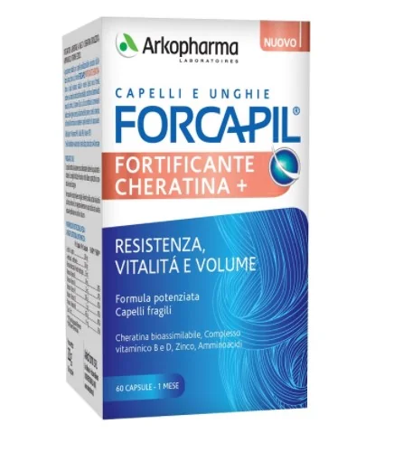 Forcapil Fortificante Cheratina 60 Capsule Integratore a base di Cheratina