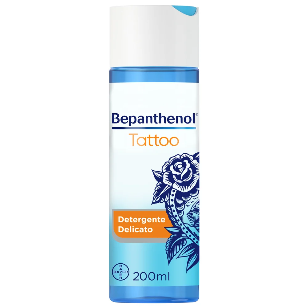 Bepanthenol Tattoo Detergente Delicato 200ml Tatuaggi