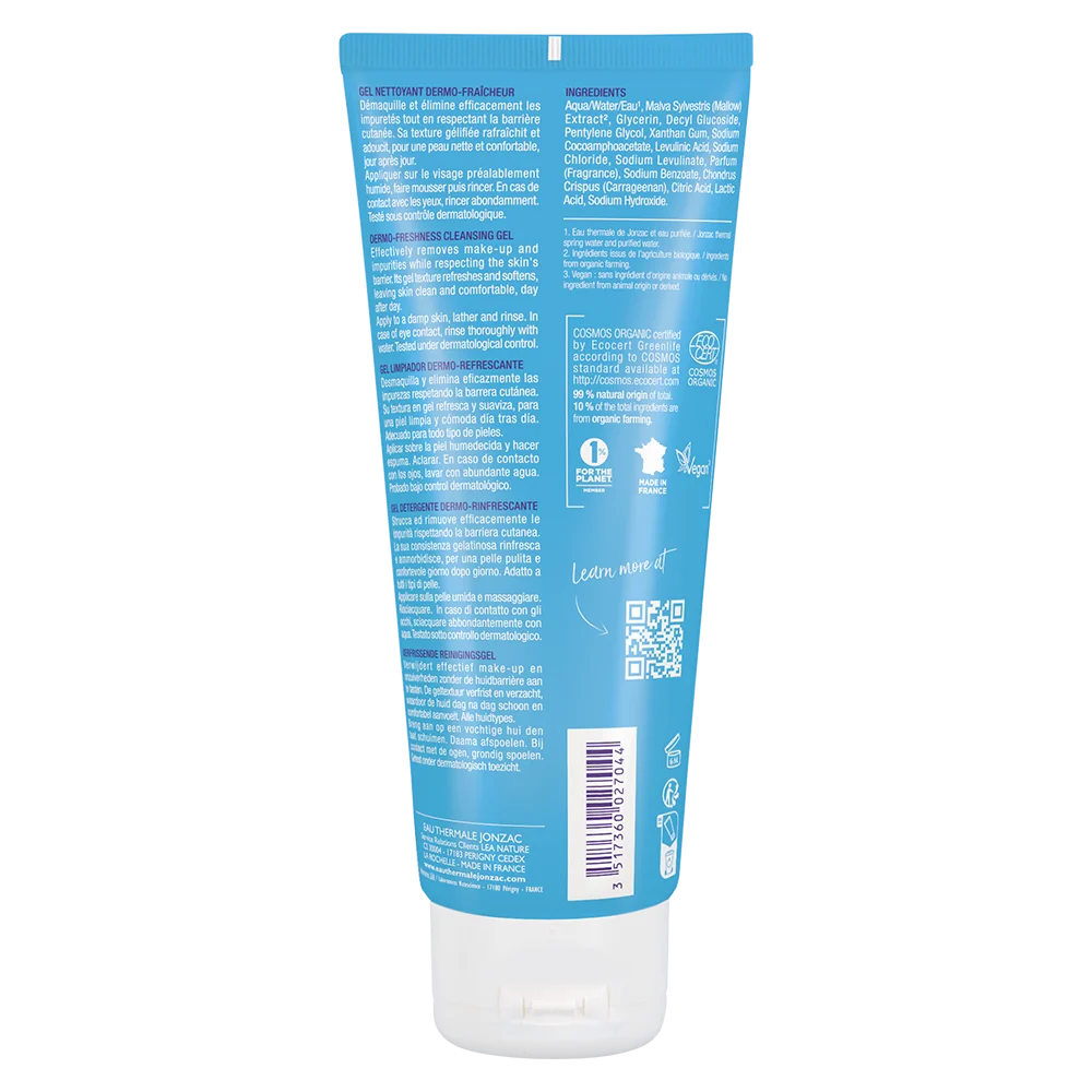 Jonzac Rehydrate Gel Dermo-Detergente 200 Ml Pelle Sensibile e Disidratata