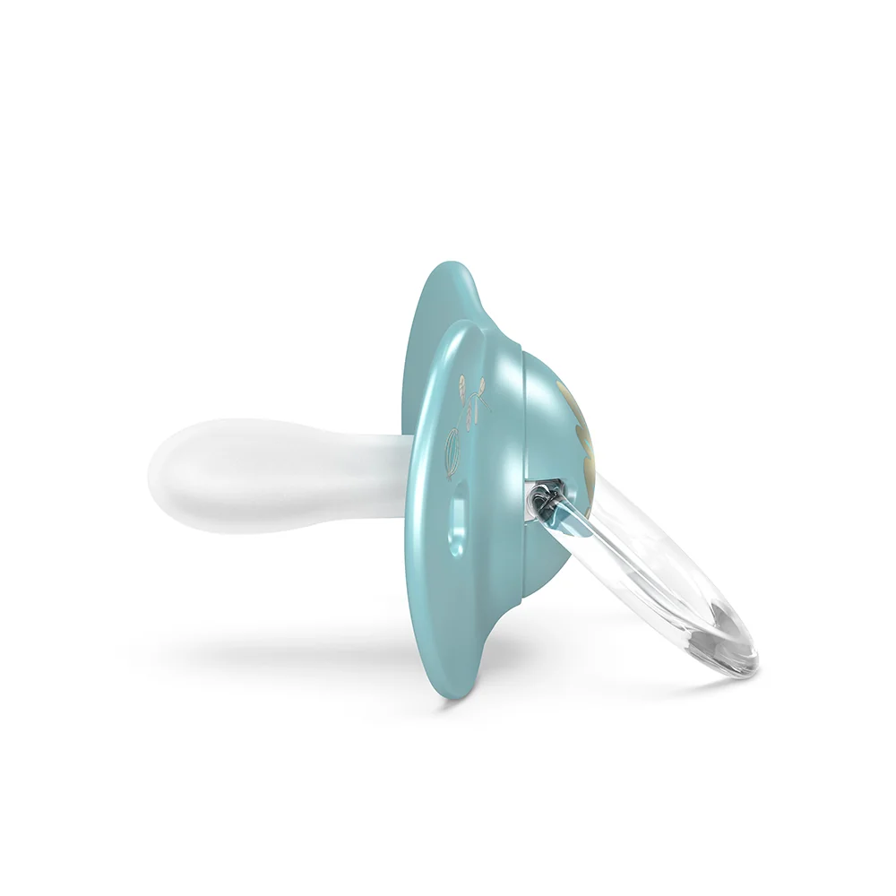 Suavinex Gold Succhietto Silicone 6-18 mesi Azzurro
