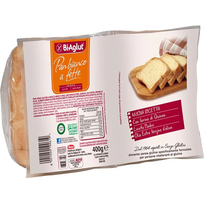 Biaglut Pane Soff Fette 2X200 g Senza Glutine