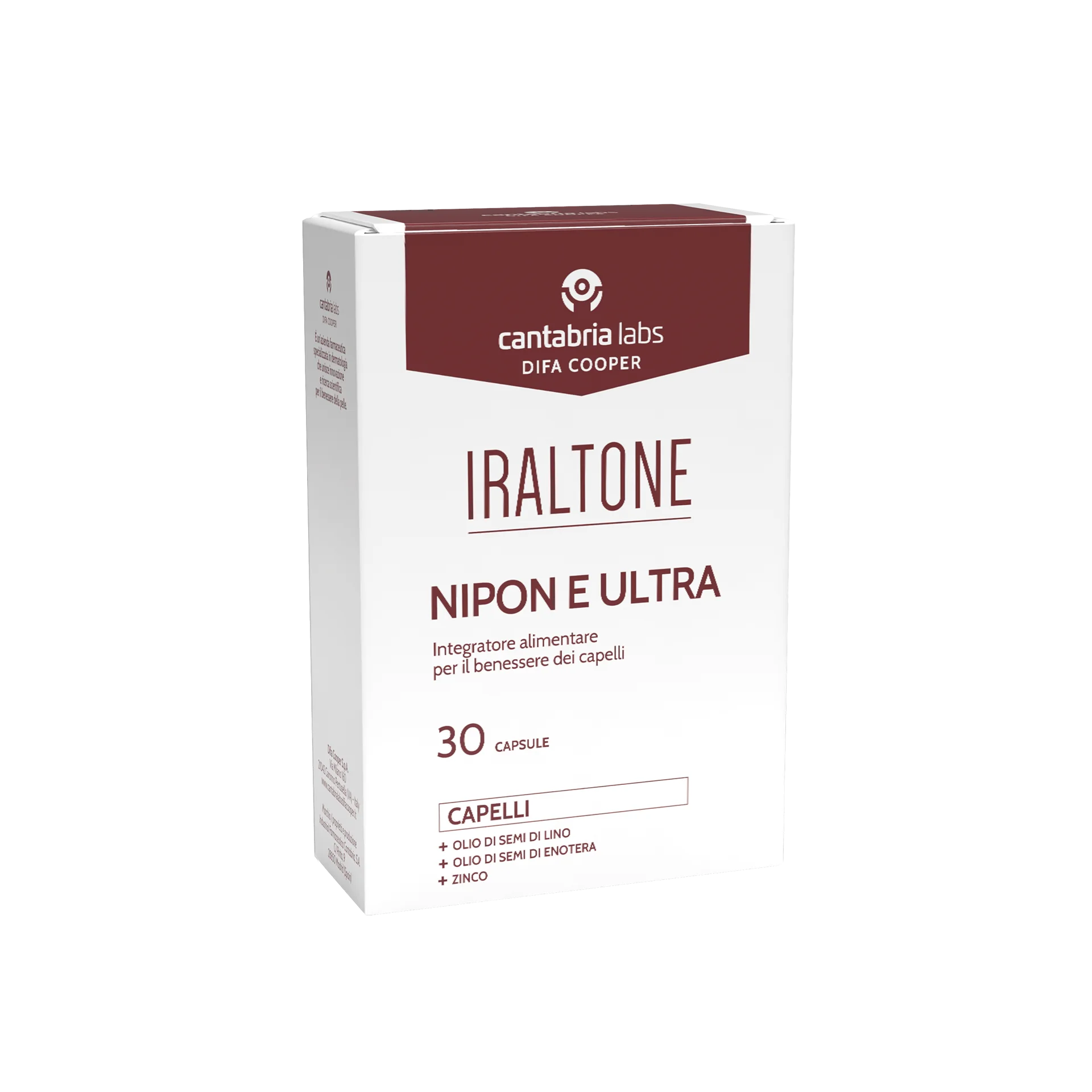 Iraltone Nipon E Ultra 30 Capsule Integratore per Capelli