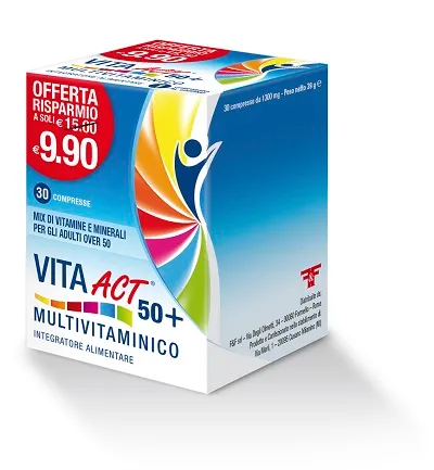 Linea Act Vita Act 50 Multivitaminico Integratore 30 Compresse