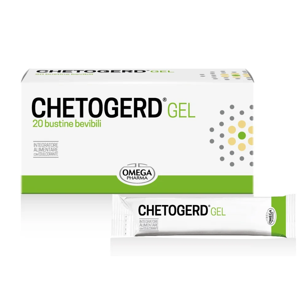 Chetogerd Gel 20 Bustine Stick Integratore Contro Acidità