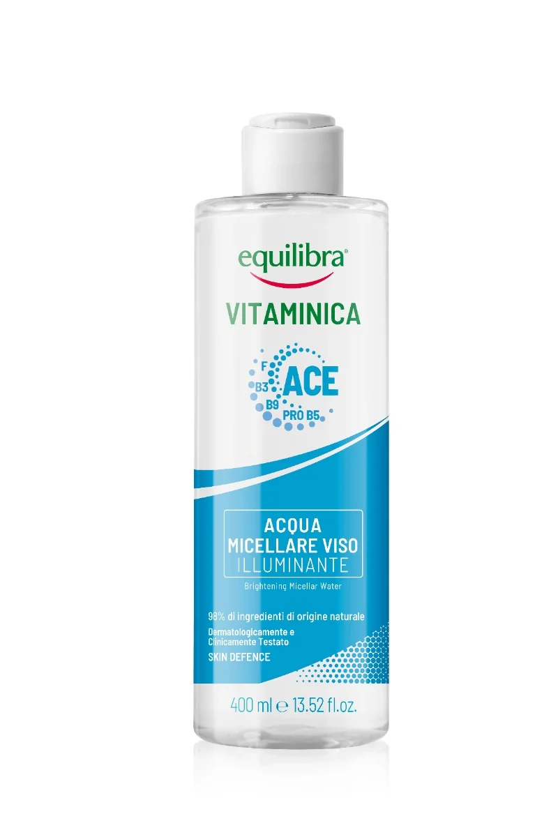 Equilibra Viso Vitaminica Acqua Micellare 400 Ml Detersione del Viso