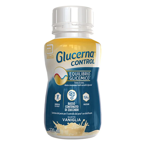 Glucerna Control Vaniglia 4 X 220 ml Senza Glutine