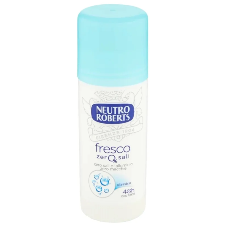 Neutro Roberts Deo Stick Fresco Blu 40 ml Senza Sali d'Alluminio