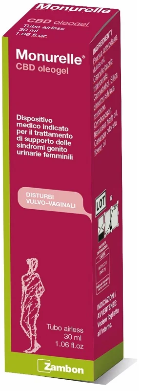 Monurelle Cbd Oleogel 30Ml Idratazione e Protezione Intima