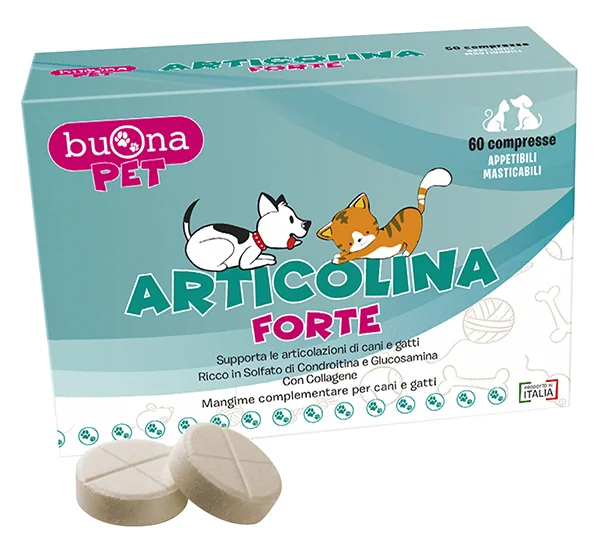 ARTICOLINA FORTE 60 compresse masticabili Mangime Complementare per Cani e Gatti