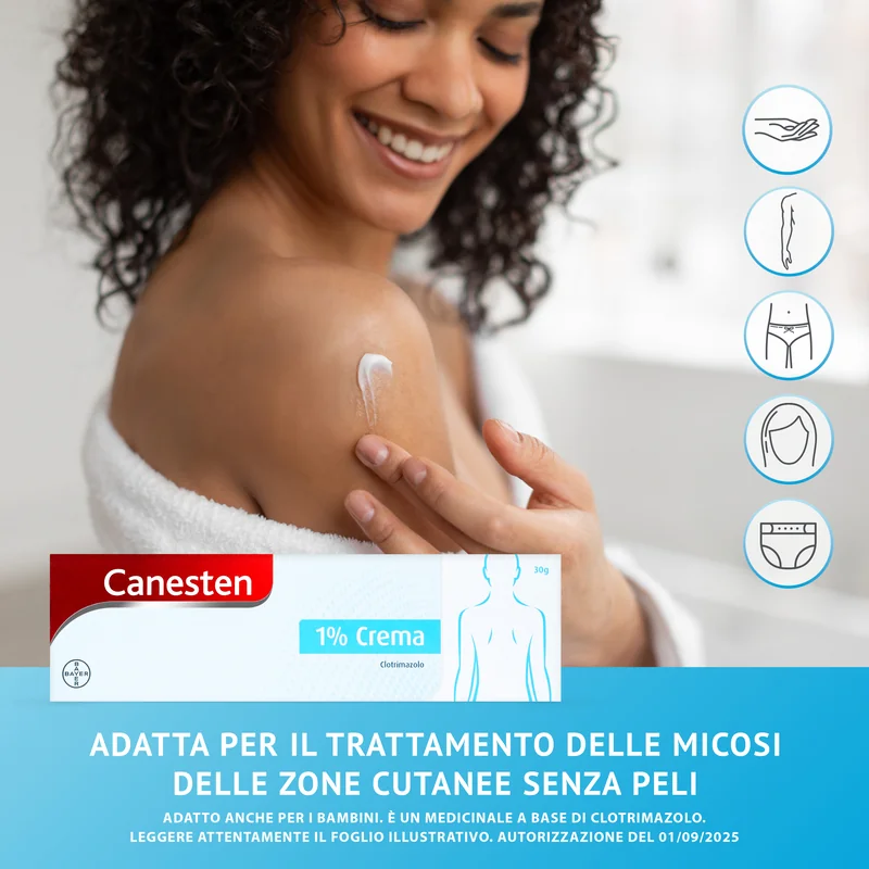 Canesten Crema Antimicotica 30g Funghi e Micosi