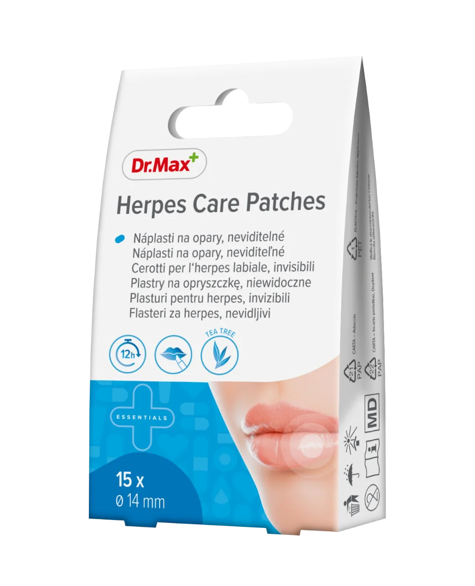 Dr. Max Herpes Care Patches 15 Pezzi Cerotti per l'Herpes Labiale