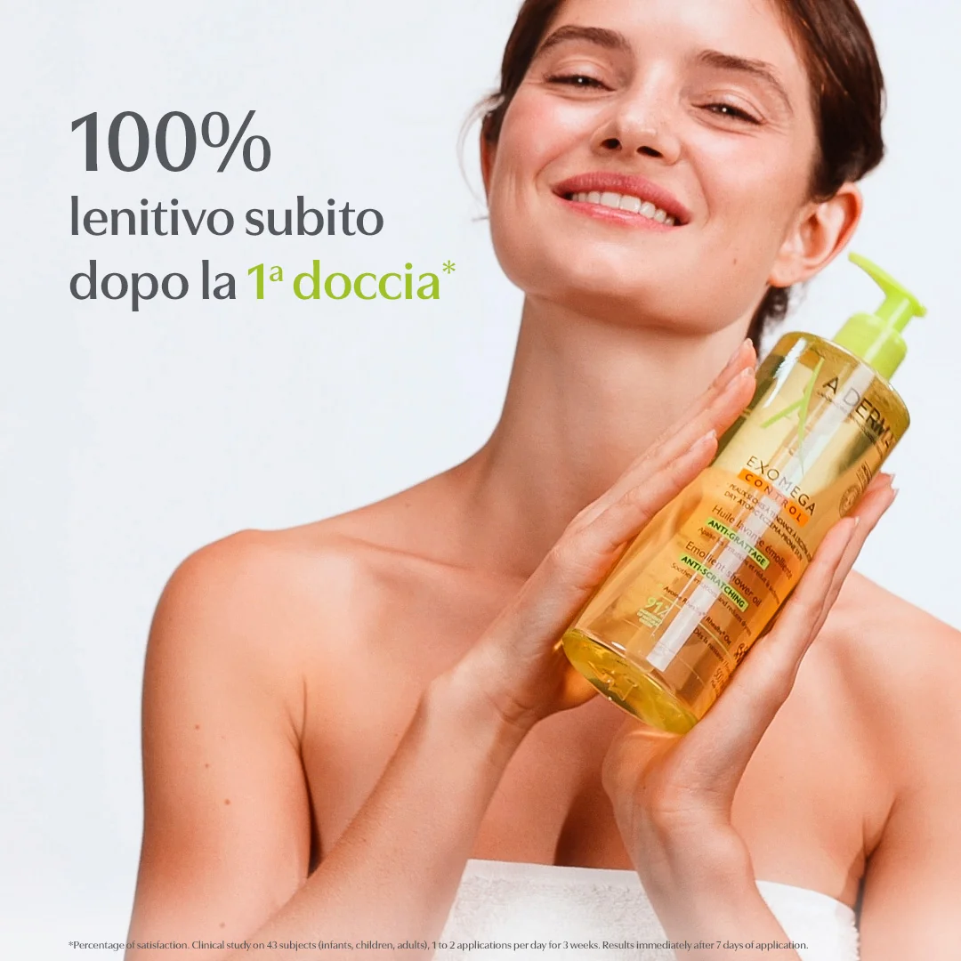 A-Derma Exomega control Special Pack 1+1 Olio lavante emolliente 500ml + Eco ricarica 500 ml IN OMAGGIO