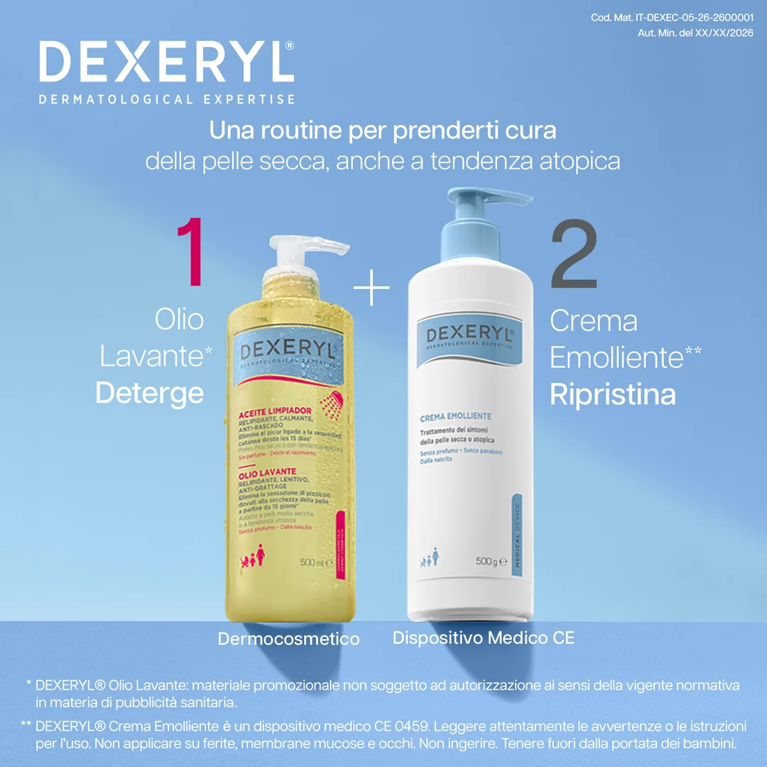 Dexeryl Crema Dermoprotettiva 500 g Per Pelle Secca