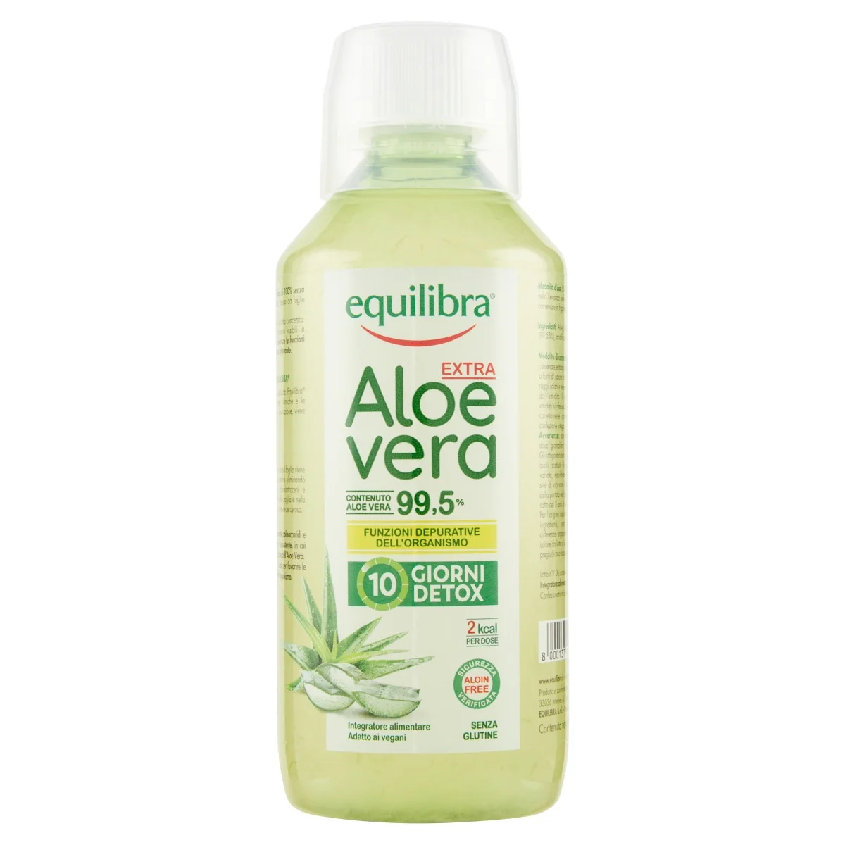 Equilibra Aloe Vera Extra 99,5% 500 Ml Azione Depurativa