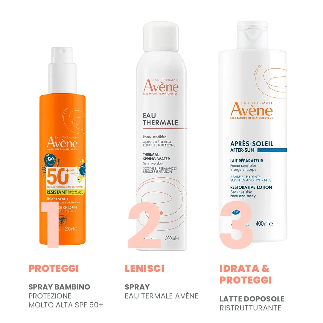 Eau Thermale Avène Spray Solare Bambino 200 ml Protezione Molto Alta SPF 50+