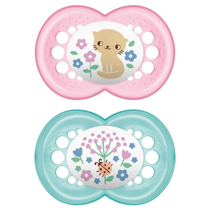 Mam Original 6+ Silicone Confezione Doppia Femmina Succhietti
