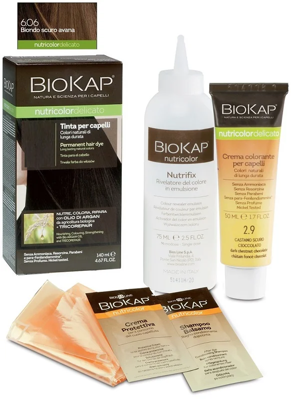 Biokap Nutricolor Delicato Rapid 6.06 Biondo Scuro Avana Tinta Per Capelli
