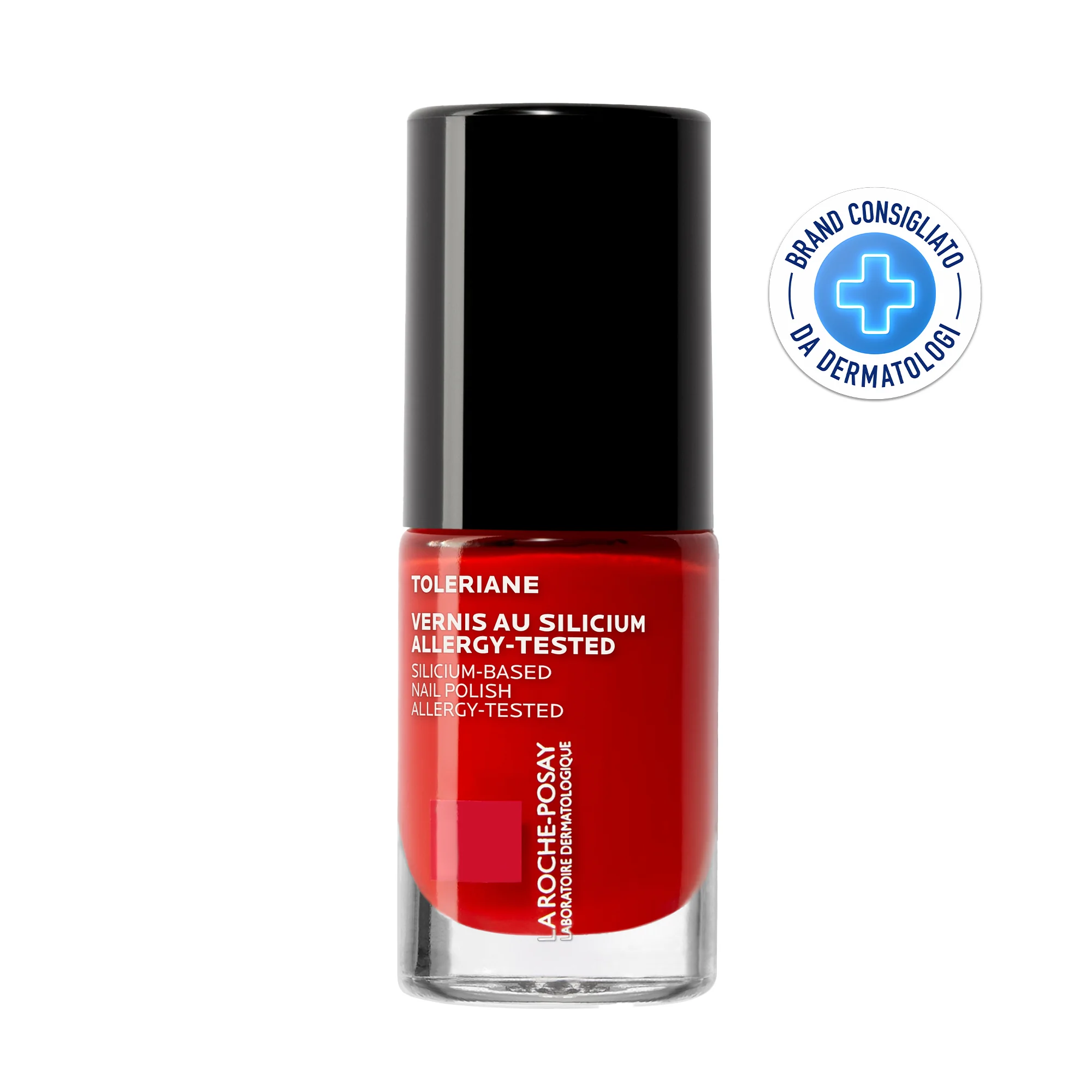 La Roche Posay Toleriane Smalto Unghie Rouge Parfait  24, 6 Ml Con silicio, per unghie fragili e sensibili