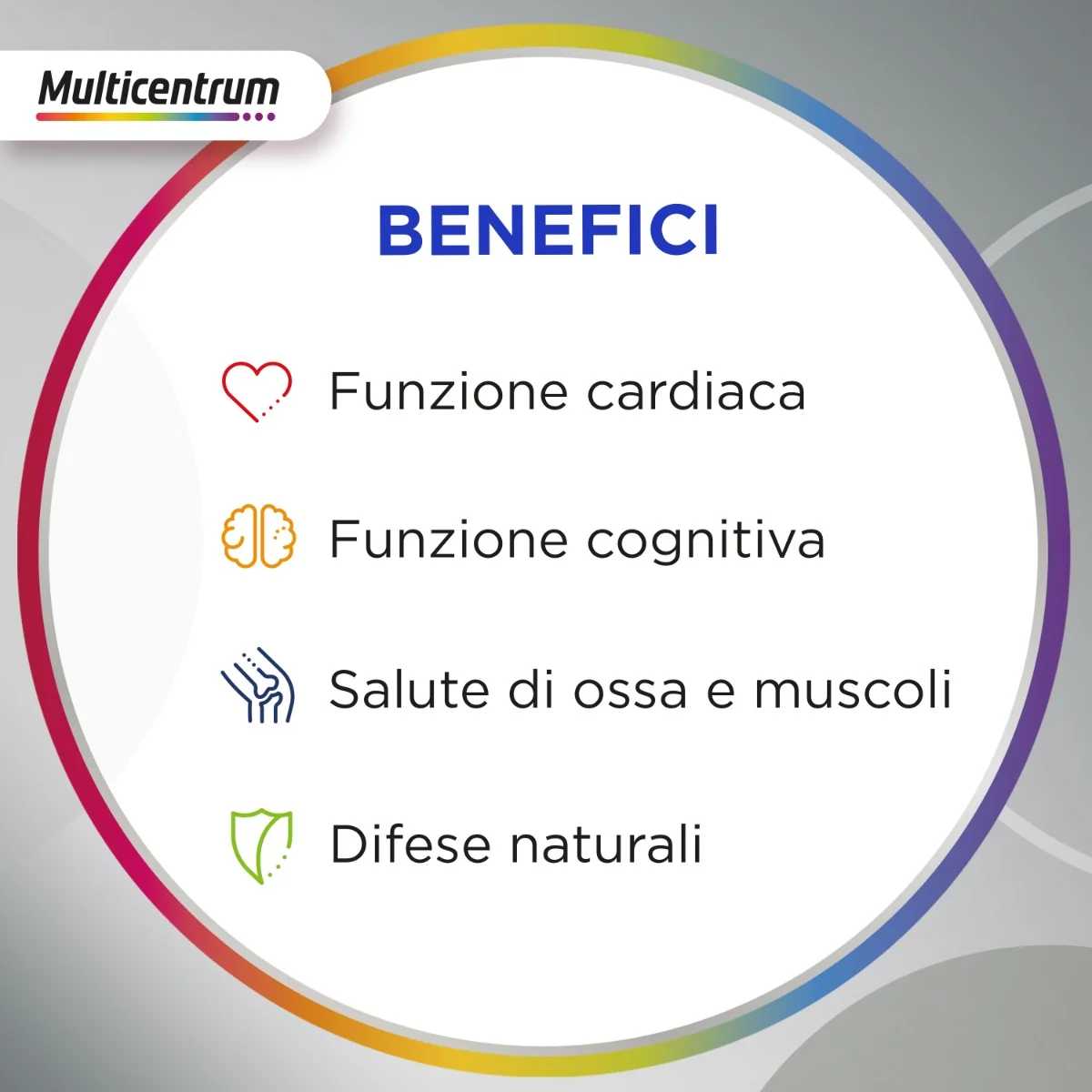 Multicentrum Uomo 50+ 90 Compresse Multivitaminico