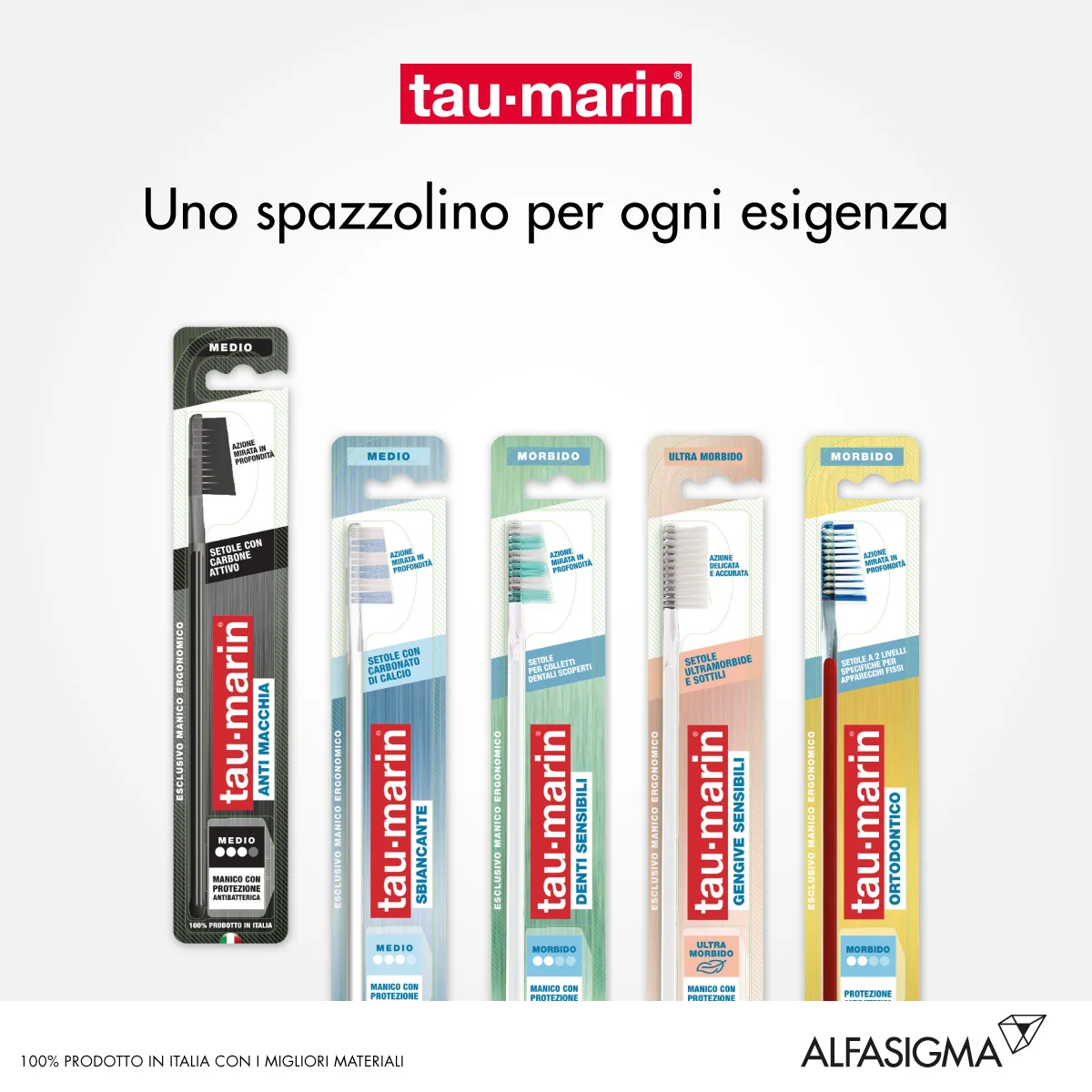 Taumarin Spazzolino Professional Black Antibatterico