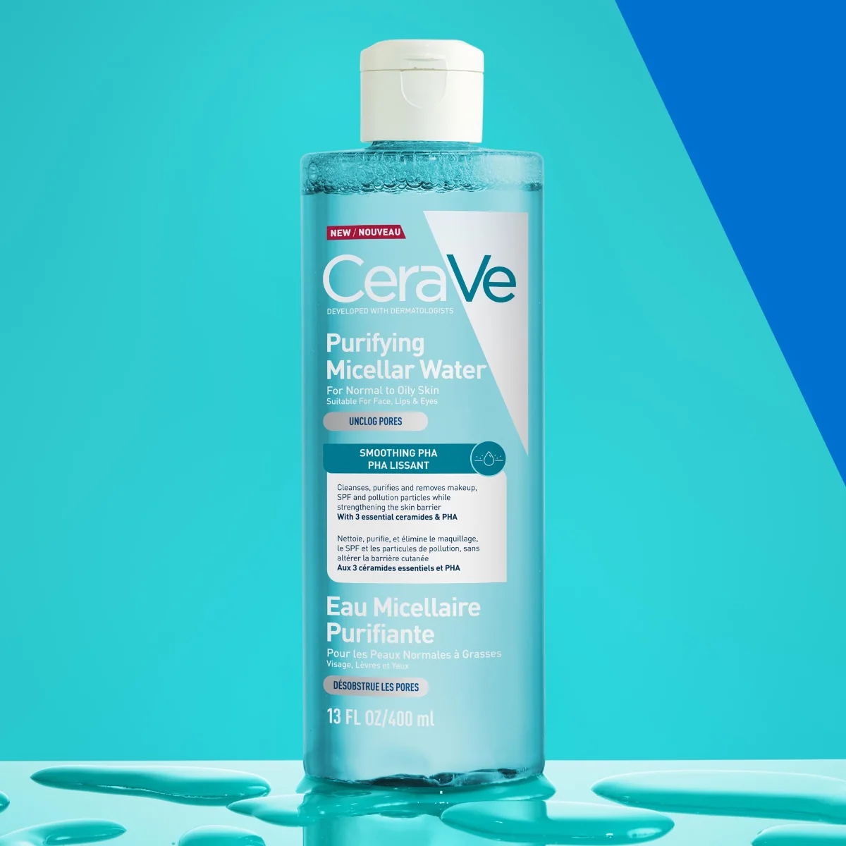 Cerave Acqua Micellare Purificante 400 ml Trattamento Detergente Viso