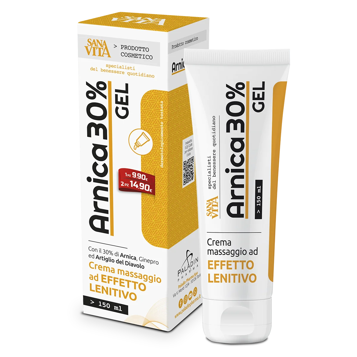 Sanavita Arnica Gel 30% 150 ml