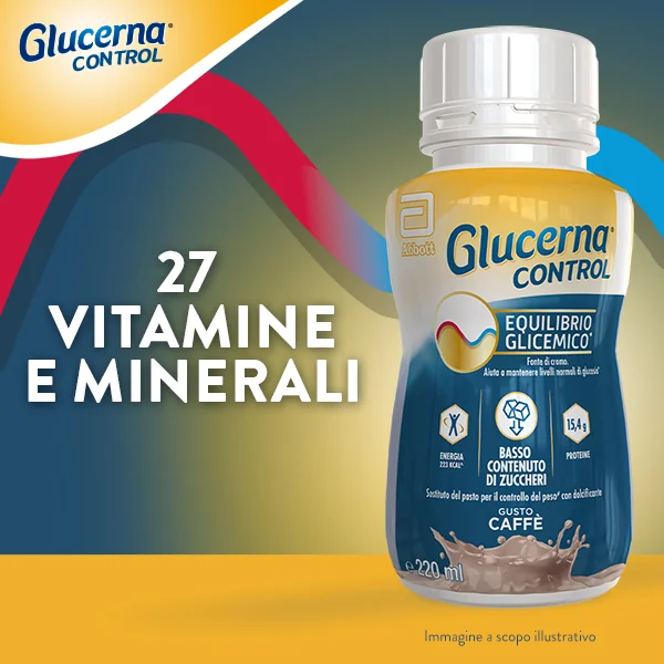 Glucerna Control Caffè 4 X 220 ml Senza Glutine