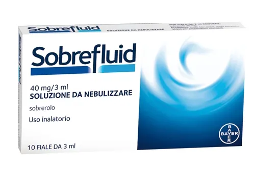 Sobrefluid Nebulizzatore 40 mg Sobrerolo 10 Fiale