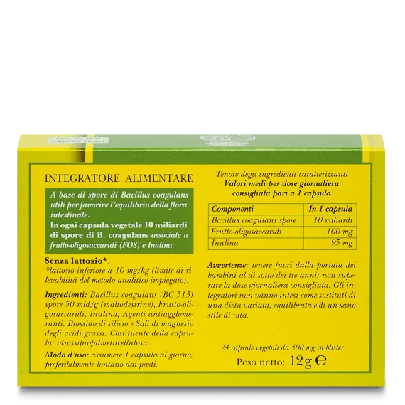 Erbamea Probiotici 10 Miliardi 24 Capsule Vegetali Integratore di Probiotici