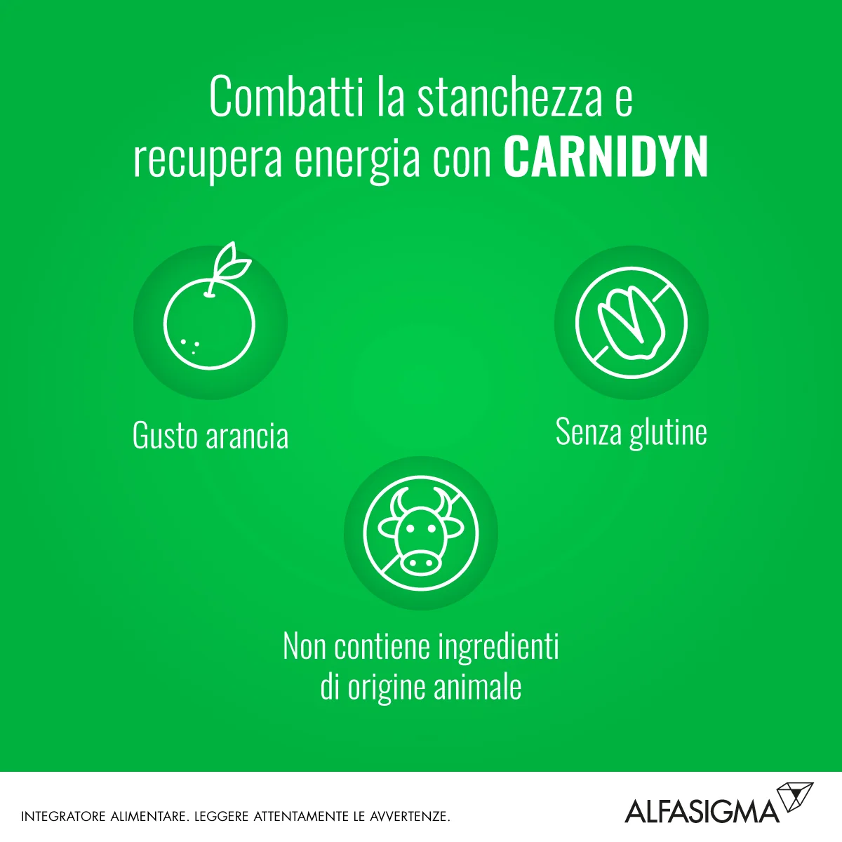 Carnidyn 20 Bustine Stanchezza Fisica e Mentale